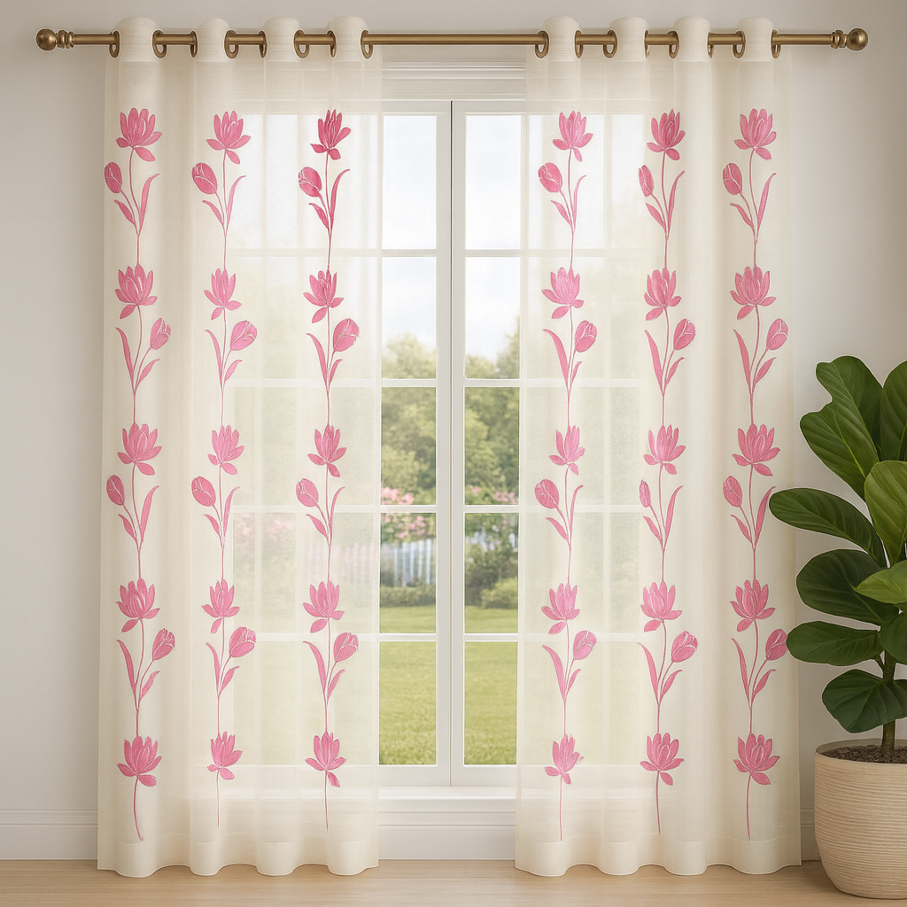 VISILLO FLOR TULIPAN PALO DE ROSA 1