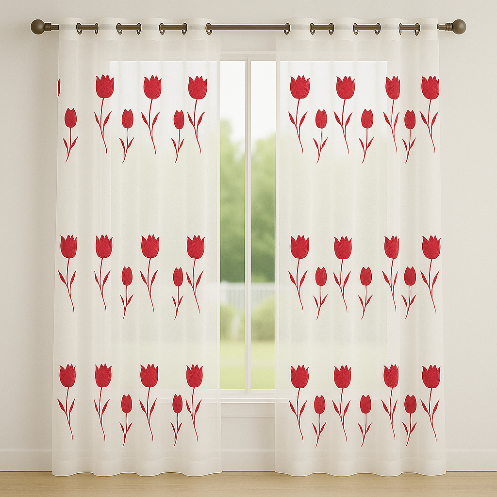 VISILLO TULIPANES ROJO 1