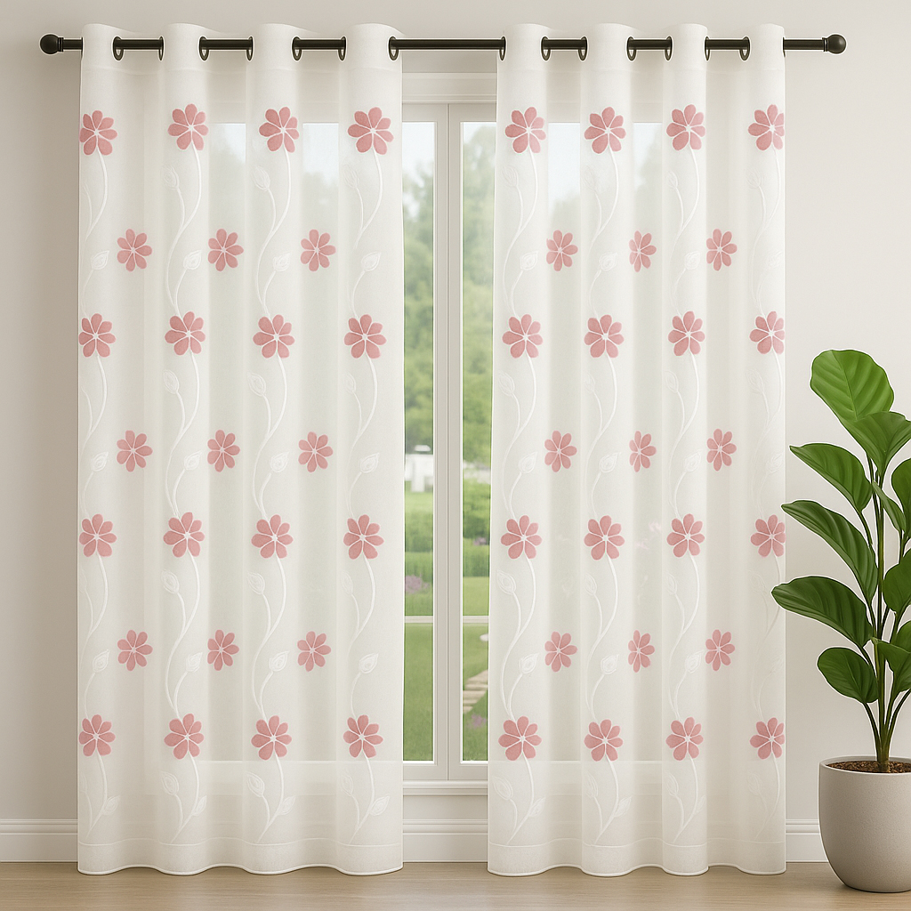 VISILLO FLORES CHICAS PALO DE ROSA 1