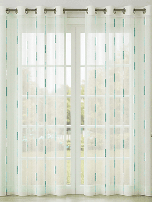 VISILLO LINEAS TURQUESA