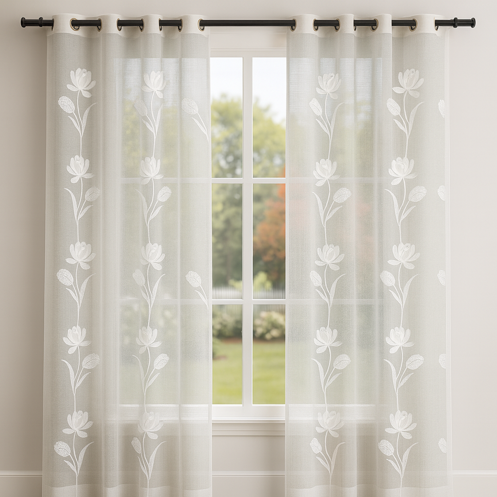 VISILLO FLOR TULIPAN BLANCO 1