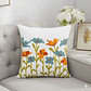 PACK 2 FUNDAS DE COJINES BORDADAS FLORES SILVESTRES - Miniatura 1