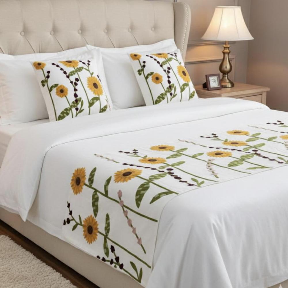 PIECERA BORDADA FLORES ALTAS AMARILLAS 1