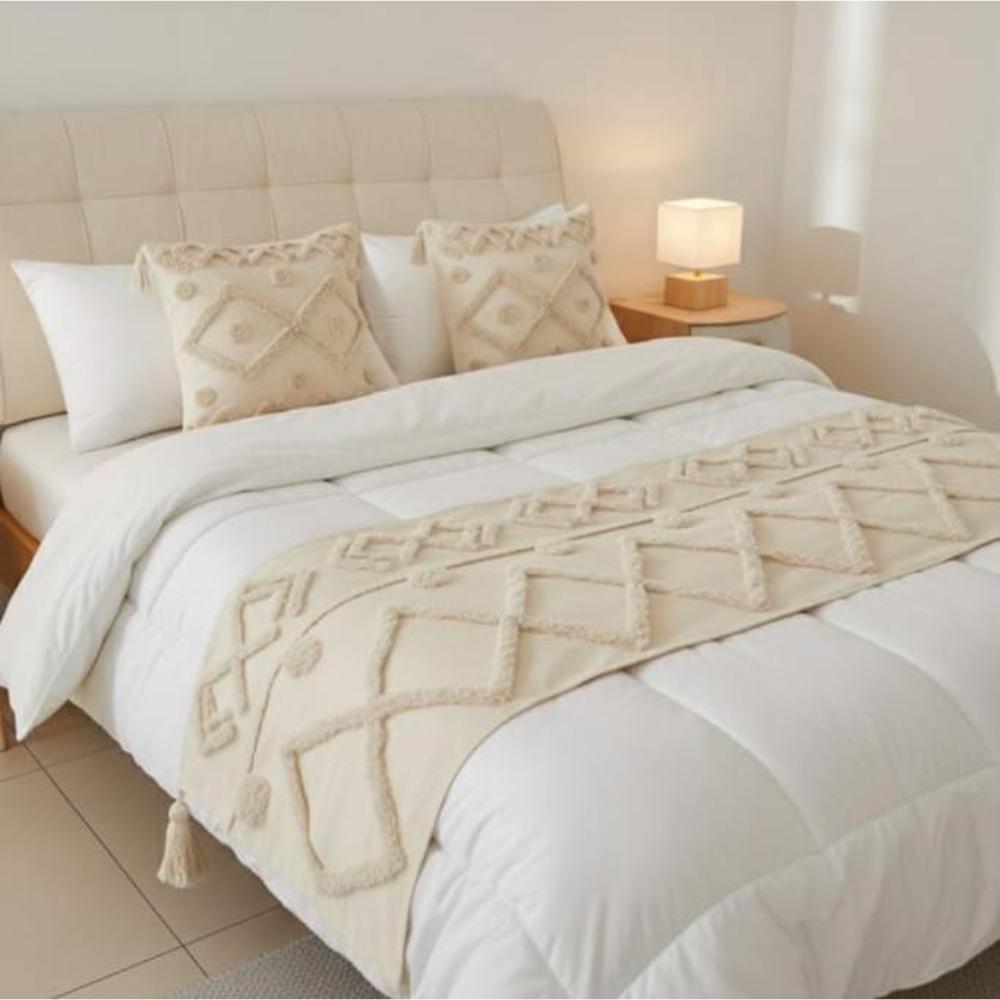 PIECERA BOHO ROMBO CRUDO 1