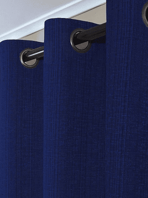 CORTINA DE TELA POLIESTER AZUL BAMBOO