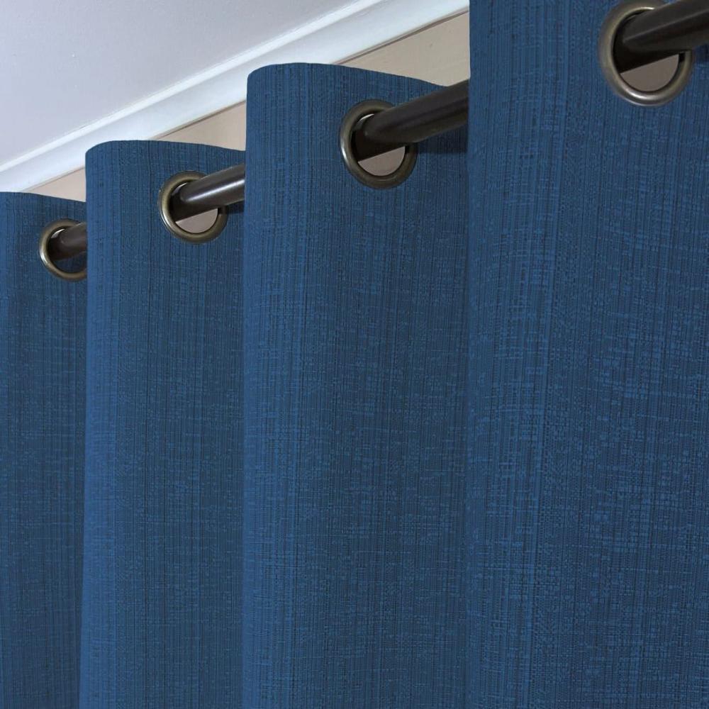 CORTINA DE TELA POLIESTER AZUL CLARO BAMBOO 1