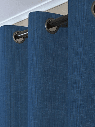 CORTINA DE TELA POLIESTER AZUL CLARO BAMBOO