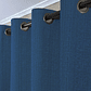 CORTINA DE TELA POLIESTER AZUL CLARO BAMBOO - Miniatura 1