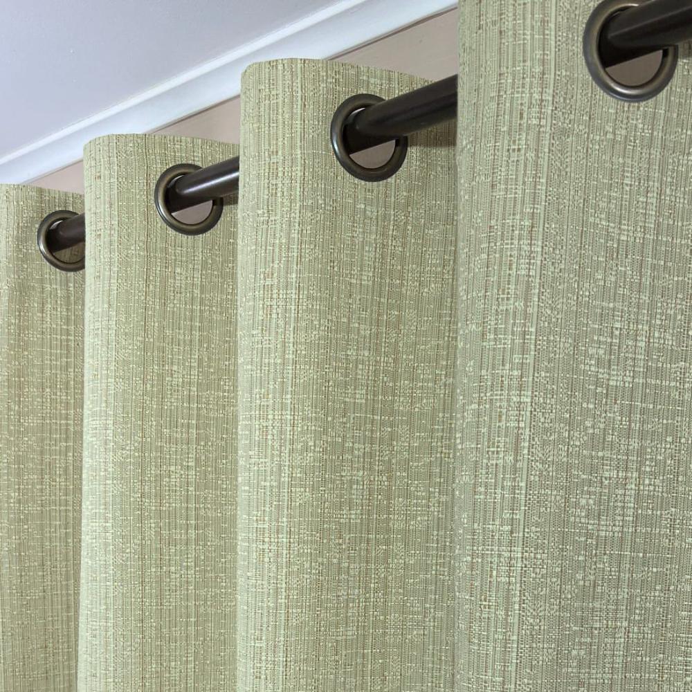 CORTINA DE TELA POLIESTER CREMA BAMBOO 1