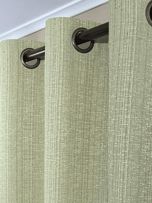 CORTINA DE TELA POLIESTER CREMA BAMBOO