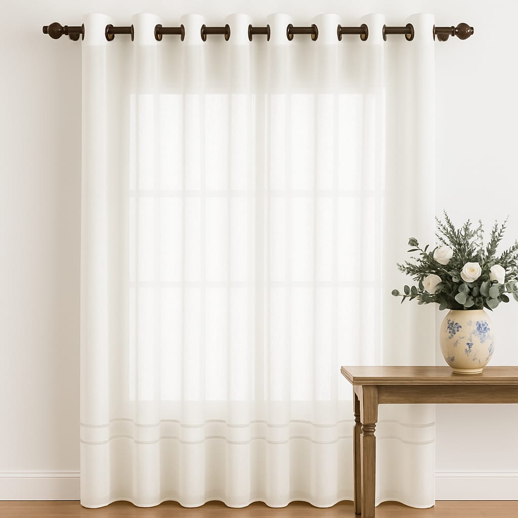 VISILLO GASA TIPO LINO BLANCO 1