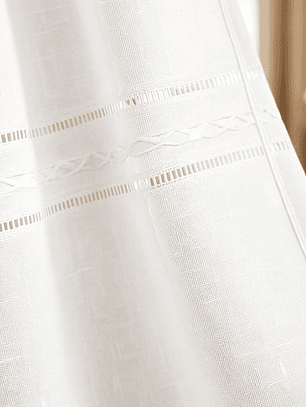 VISILLO GASA TIPO LINO BLANCO