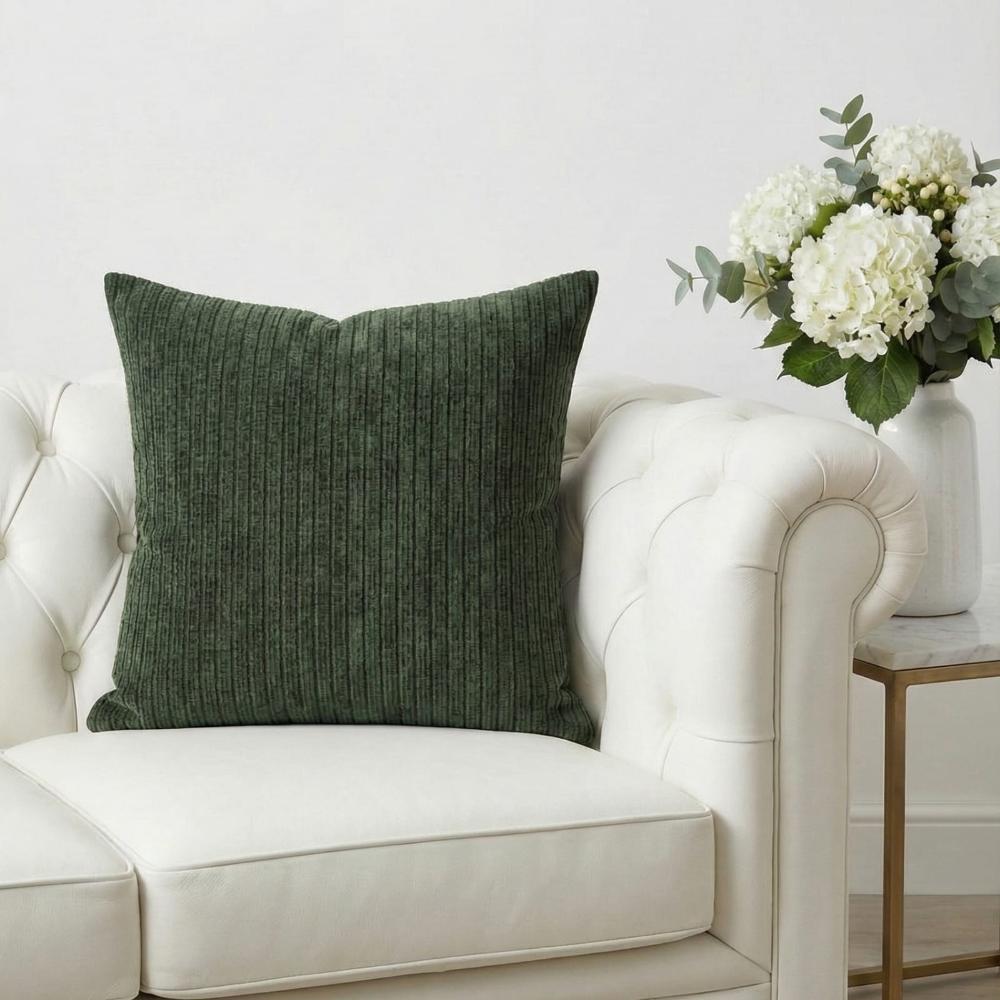 PACK 2 FUNDAS DE COJINES TEXTURA VERDE 1