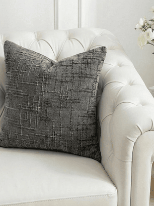 PACK 2 FUNDAS DE COJINES TEXTURA LINEAS GRIS