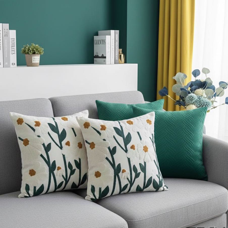 PACK 4 FUNDAS DE COJINES COMBINACION 2 1