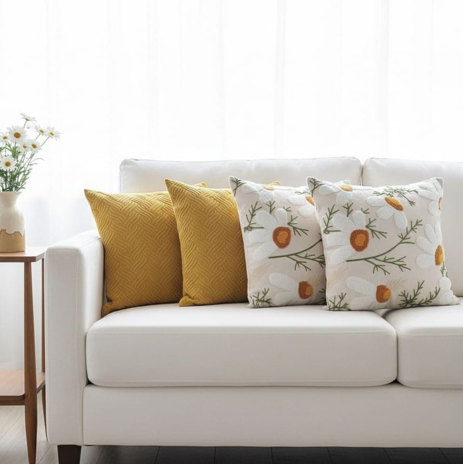 PACK 4 FUNDAS DE COJINES COMBINACION 20 1