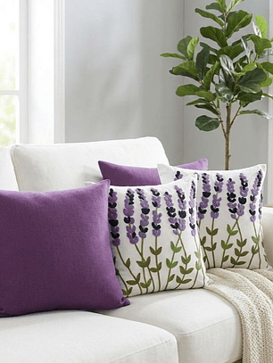 PACK 4 FUNDAS DE COJINES COMBINACION 25