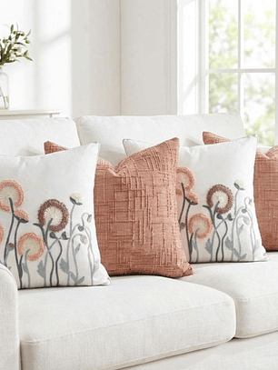 PACK 4 FUNDAS DE COJINES COMBINACION 27