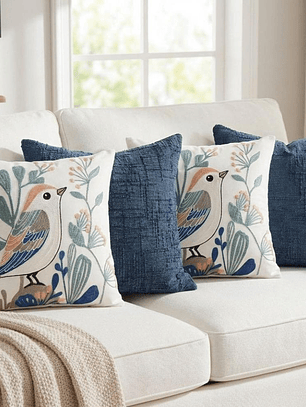 PACK 4 FUNDAS DE COJINES COMBINACION 30