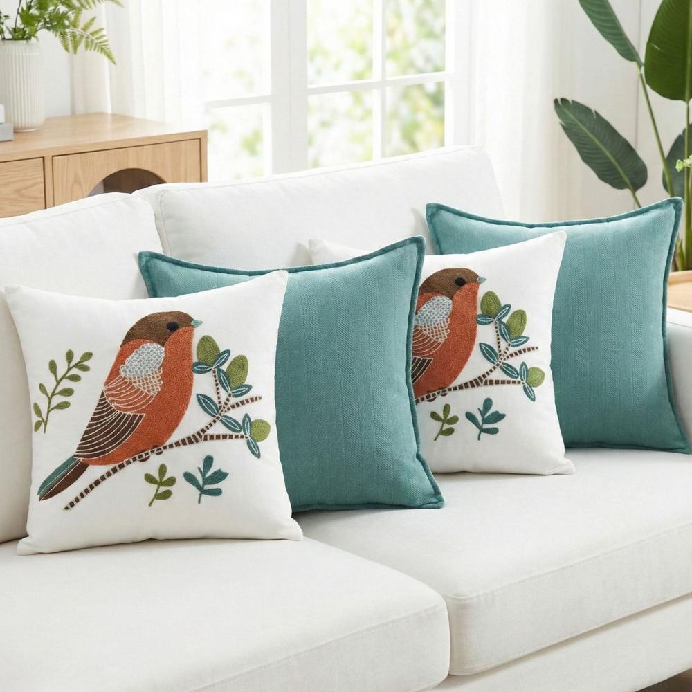 PACK 4 FUNDAS DE COJINES COMBINACION 32 1