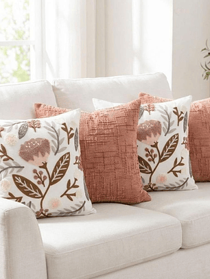 PACK 4 FUNDAS DE COJINES COMBINACION 34