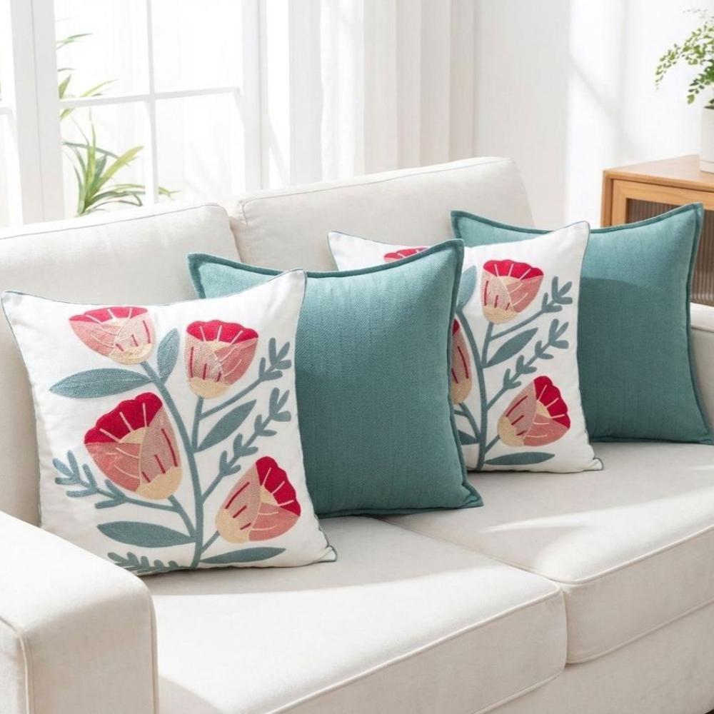 PACK 4 FUNDAS DE COJINES COMBINACION 35 1