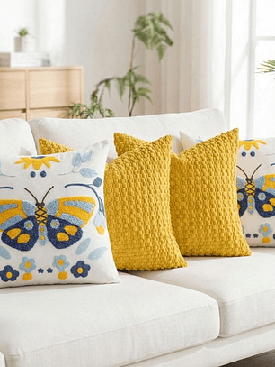 PACK 4 FUNDAS DE COJINES COMBINACION 39