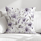 FUNDA DE COJIN FLORES GRIS AZULADO - Miniatura 1