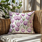 FUNDA DE COJIN TULIPANES MORADOS - Miniatura 2