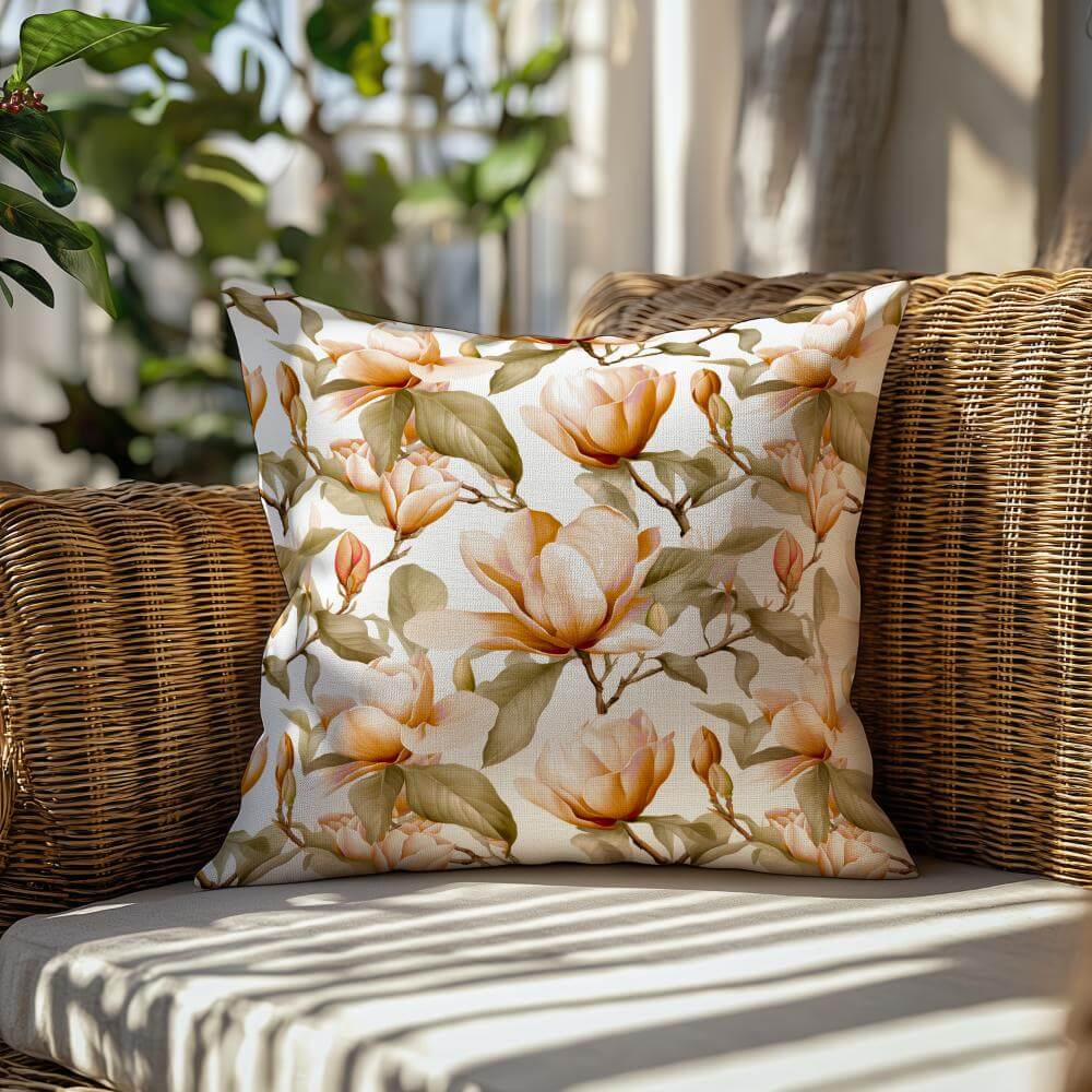 FUNDA DE COJIN MAGNOLIA NARANJO 2