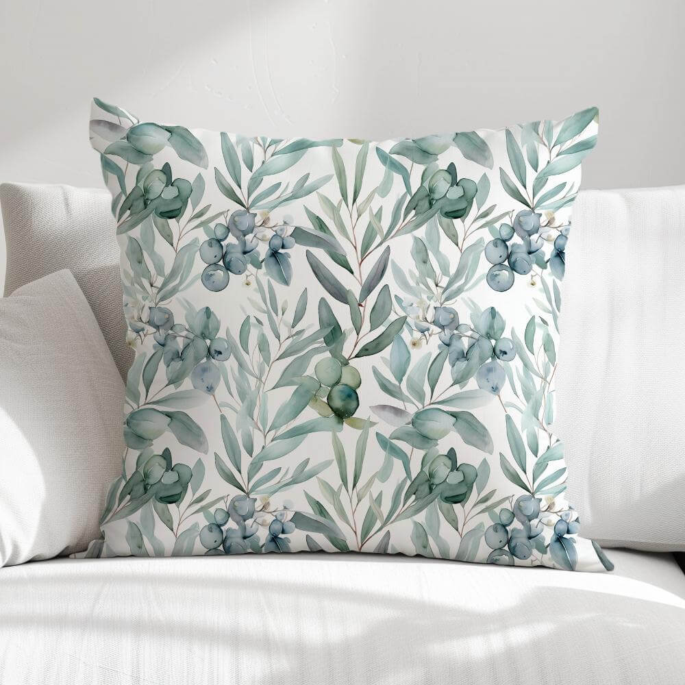 FUNDA DE COJIN OLIVO FRUTO 1