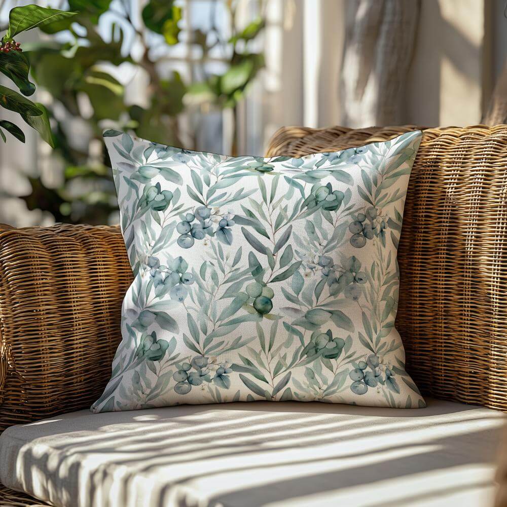 FUNDA DE COJIN OLIVO FRUTO 2