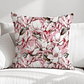 FUNDA DE COJIN MAGNOLIAS FONDO ROSADO - Miniatura 1