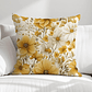 FUNDA DE COJIN FLORES AMARILLAS Y BLANCAS - Miniatura 1