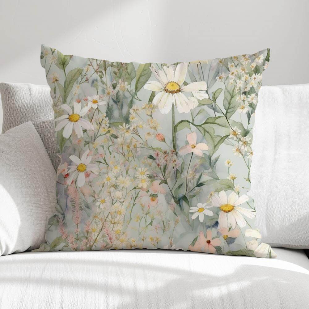 FUNDA DE COJIN MARGARITAS 1