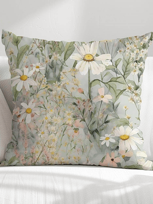 FUNDA DE COJIN MARGARITAS