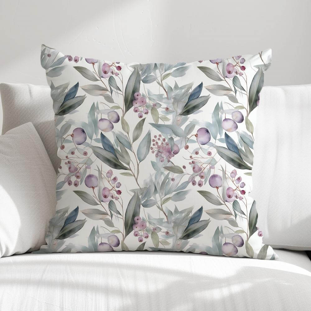 FUNDA DE COJIN OLIVOS COLOR 1