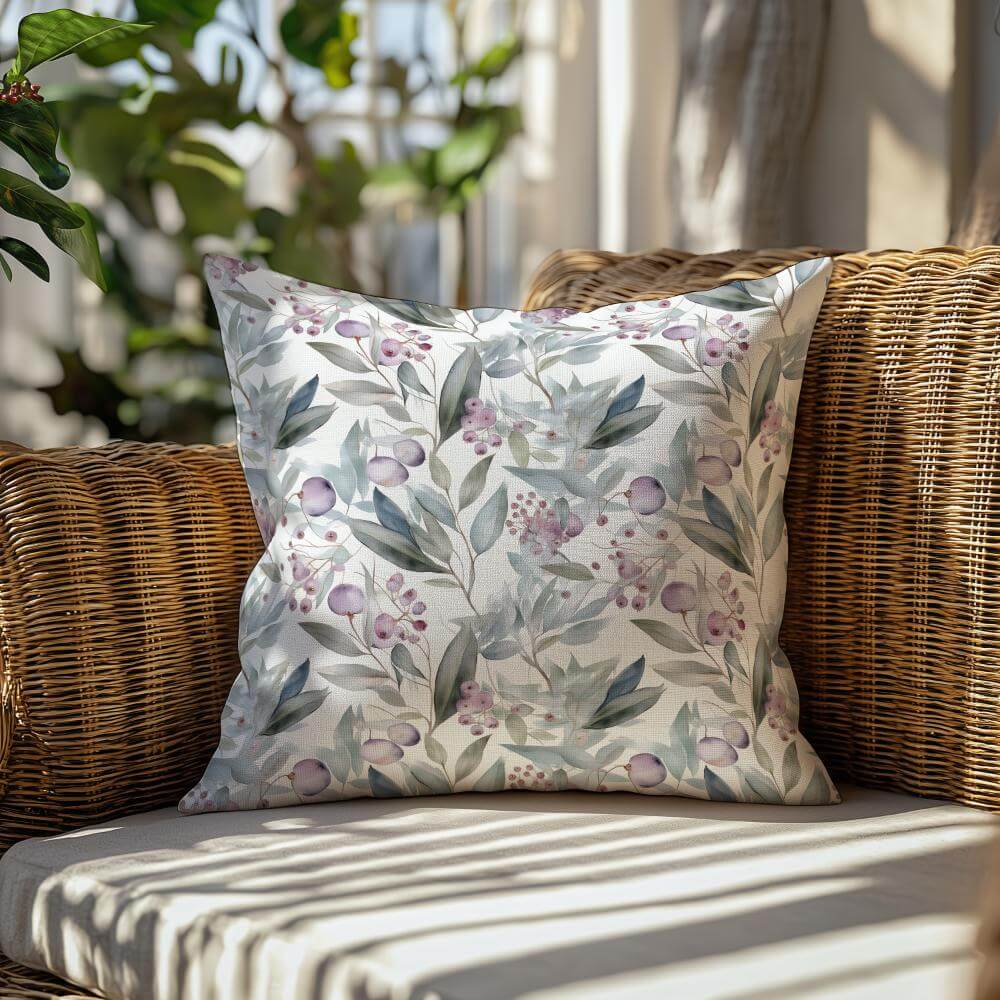 FUNDA DE COJIN OLIVOS COLOR 2