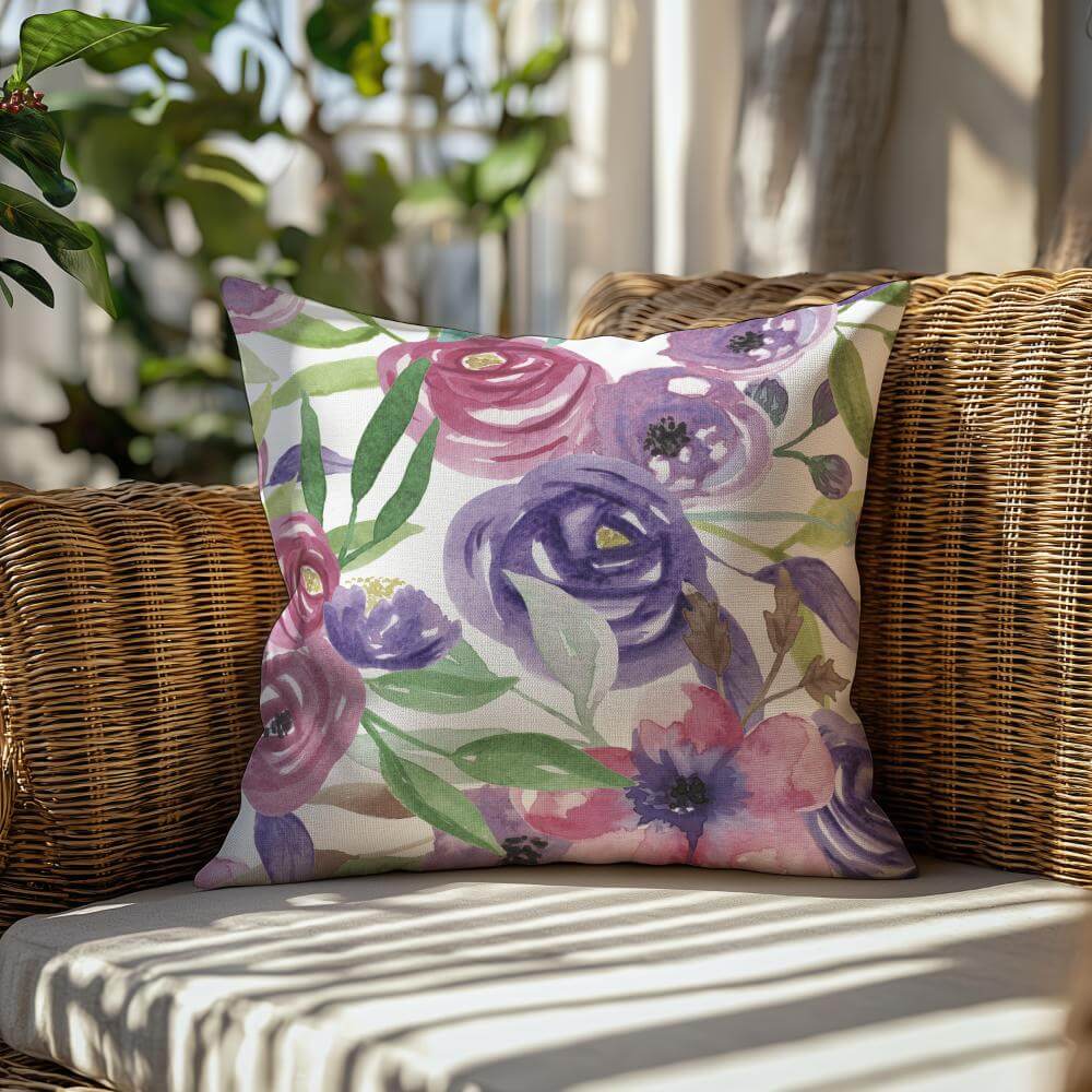 FUNDA DE COJIN FLORES MINIMALISTAS 2