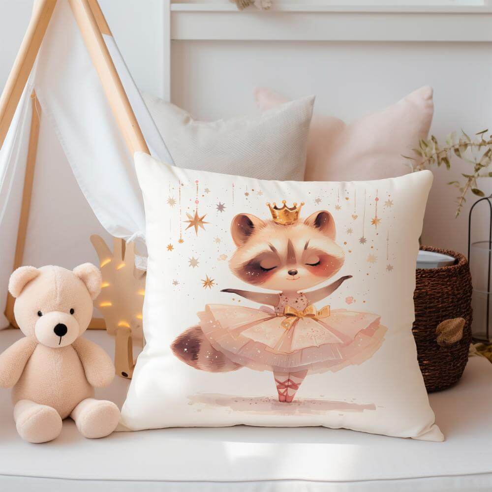 FUNDA DE COJIN INFANTIL BAILARINA 2