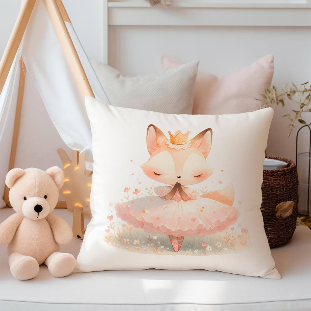 FUNDA DE COJIN INFANTIL ZORRITA BAILARINA 2