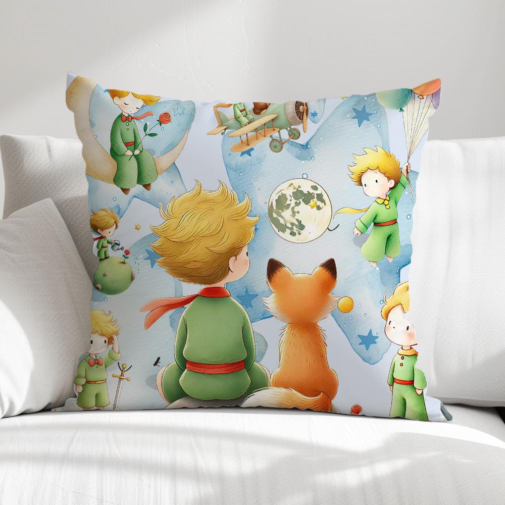 FUNDA DE COJIN INFANTIL PRINCIPITO CON ZORRO 1