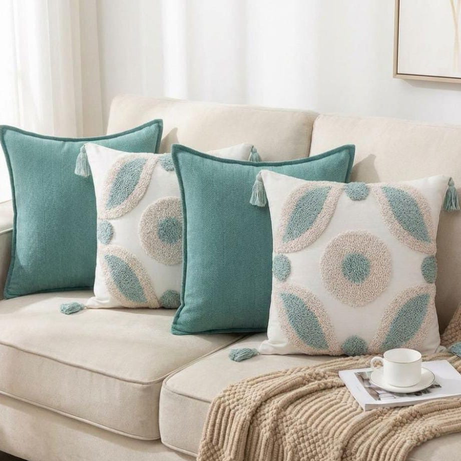 PACK 4 FUNDAS DE COJINES COMBINACION 5 1