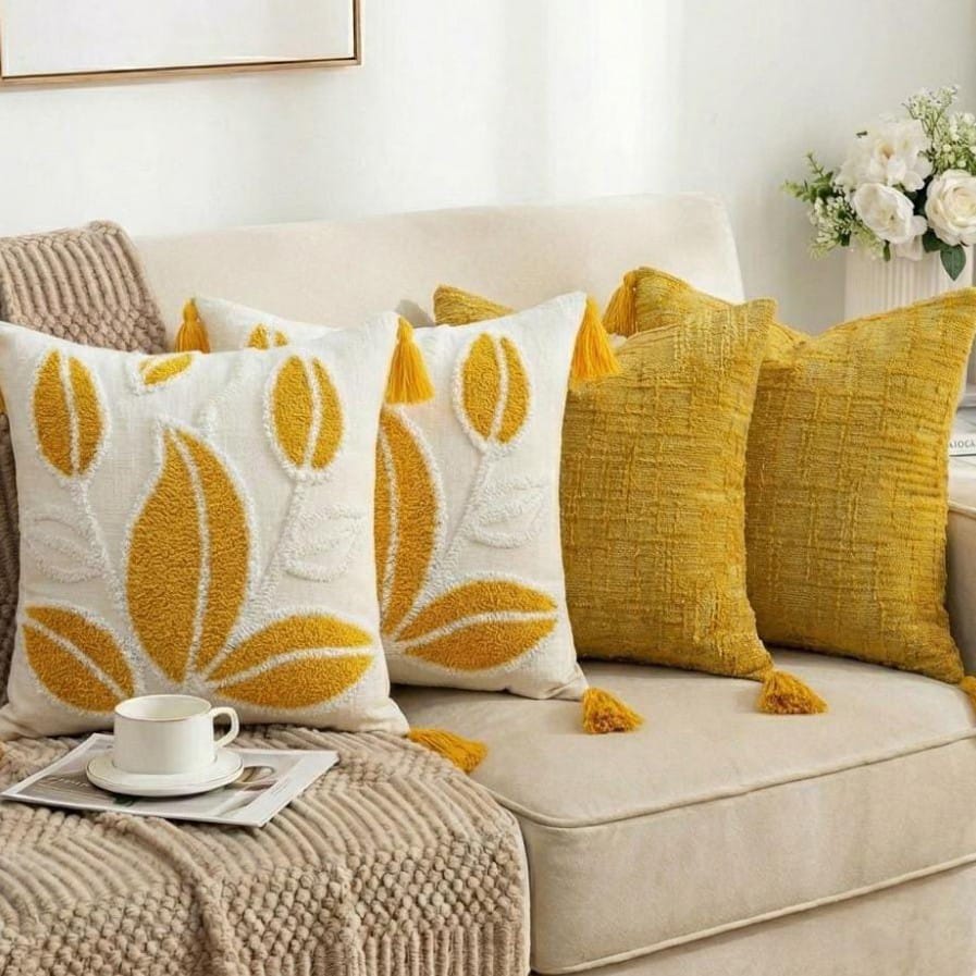 PACK 4 FUNDAS DE COJINES COMBINACION 8 1