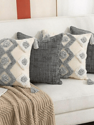 PACK 4 FUNDAS DE COJINES COMBINACION 10