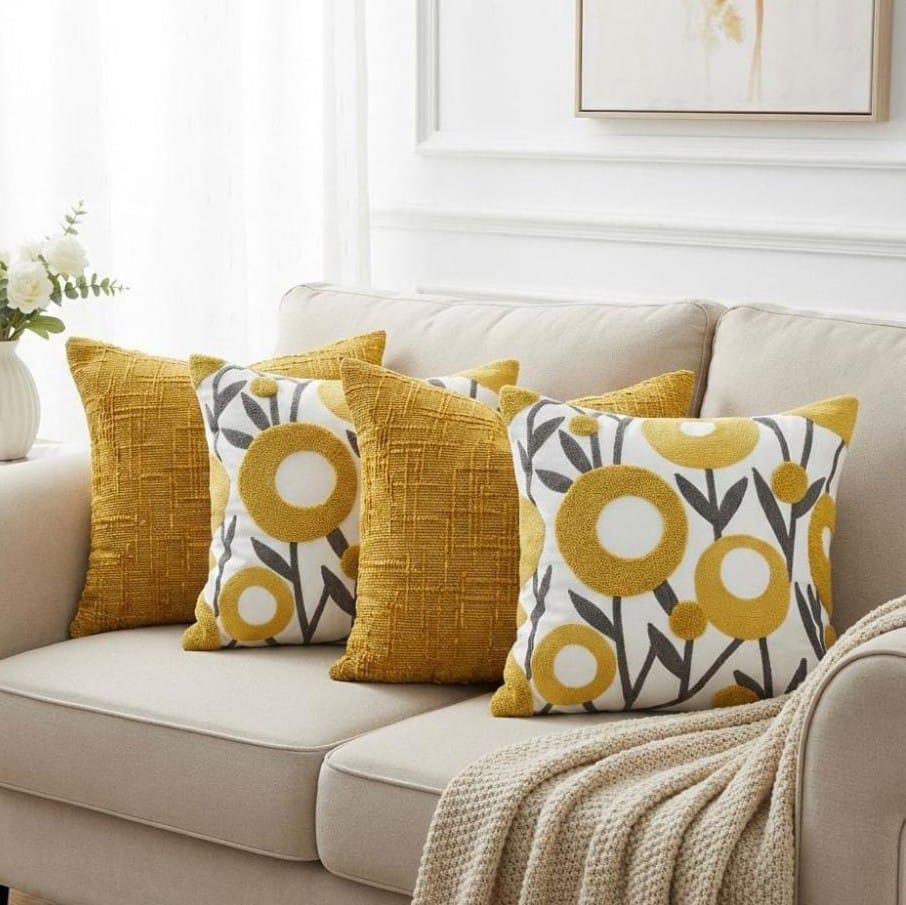 PACK 4 FUNDAS DE COJINES COMBINACION 14 1