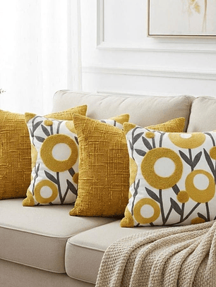 PACK 4 FUNDAS DE COJINES COMBINACION 14