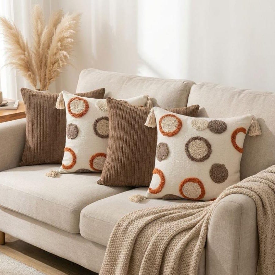 PACK 4 FUNDAS DE COJINES COMBINACION 15 1