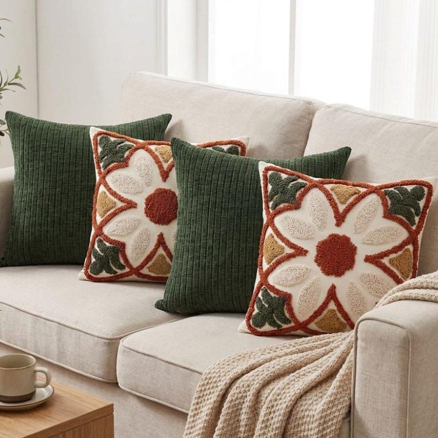 PACK 4 FUNDAS DE COJINES COMBINACION 16 1