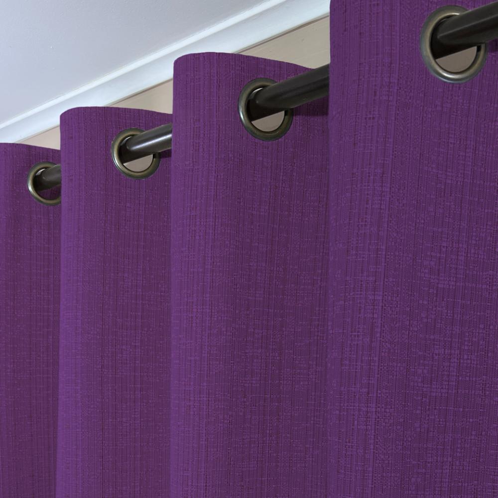 CORTINA DE TELA POLIESTER MORADO BAMBOO 1